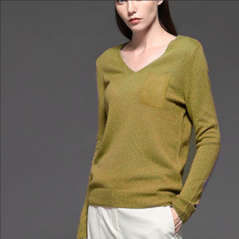 Olive Green Lightweight Sweater
